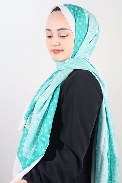 Emproyal Patterned Natural Silk Shawl - Pattern-07 - Color-01