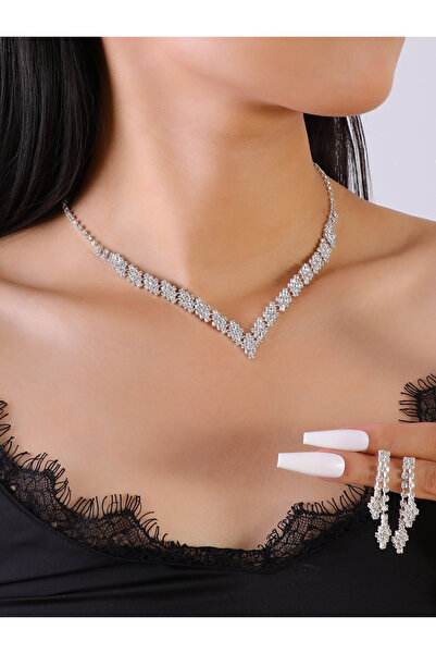 Choice ZT2159-سلسلة مخالب نسائية فضية عصرية من 3 قطع بتصميم أوروبي وأمريكية م...