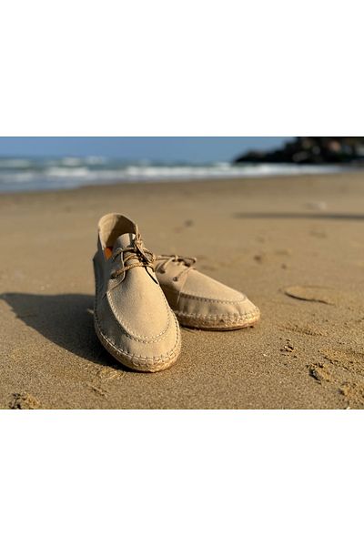 town walker Men's Classic Leather Espadrille Shoes