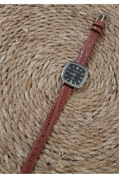 Brality Retro Minimalistini Vintage Women Wrist Watch Silver Case Oval Square Model -0099