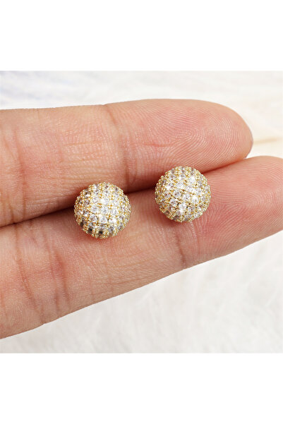 Choice أقراط زاكول العصرية الجديدة باللون الذهبي من الزركونيا AAA للنساء مرصع...