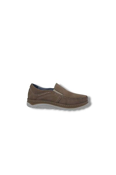 Zerhan 109-2067 Ανδρικά Sand Nubuck Δερμάτινα Loafer Παπούτσια