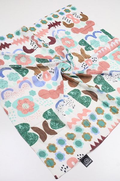 Modakaşmir Patterned Bamboo Scarf - Pattern-01 - Color-09