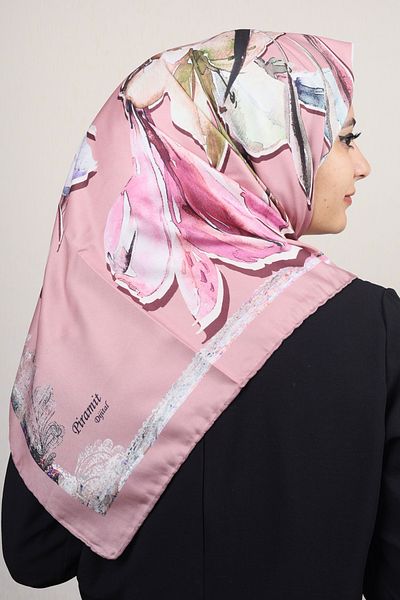 PİRAMİT Pyramid Patterned Digital Tivil Scarf Pattern-53 - Color-02