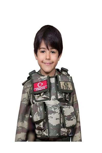 Muraty Avm Hunter Military Πολύχρωμο Παιδικό Συμπροσωπικό Γιλέκο