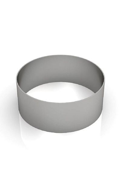 intime endüstriyel mutfak Cake Cake Circle - Argon Welded Steel - Diameter 15cm Height 10 cm