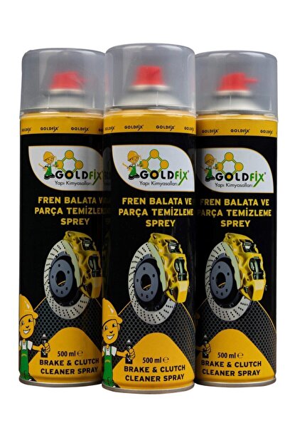 Genel Markalar Goldfix Fren Balata ve Parça Temizleme Sprey 500 ml (350GR) x ...