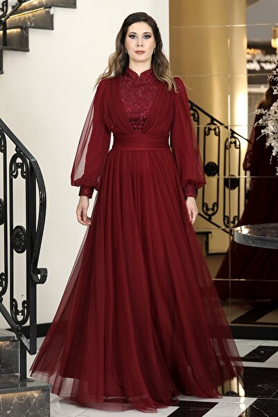 FUVAL MODA فستان سهرة حجاب سيران