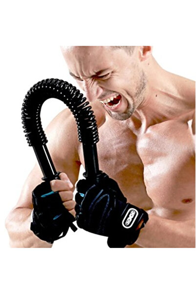 ÇAKABEY Bük Bük Egzersiz Yayı 20 kg direnç Siyah BükBük Yay direnç yayın POWER TWİSTER