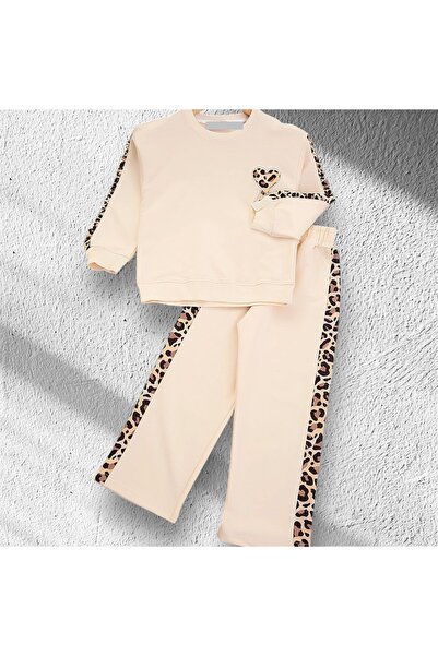 SANTRALBEBE Дівчачий комплект з леопардовим принтом на сезон