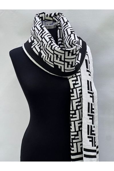NURMAHREM Shawl Shoulder Shawl Ikitraflı Knitted Shawl Knitwear Shawl
