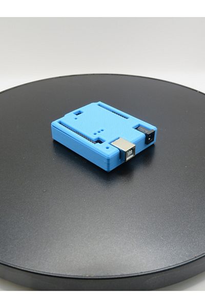 MODA صندوق حماية للطباعة ثلاثية الأبعاد متوافق مع Arduino Uno - علبة بلاستيكية متينة