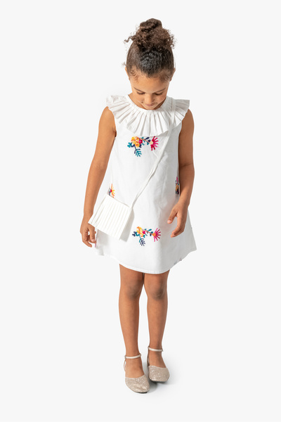 Baby Animals Kız Bebek Kız Çocuk Doğum Günü Parti Düğün Elbise Kısa Kol Kolsu...