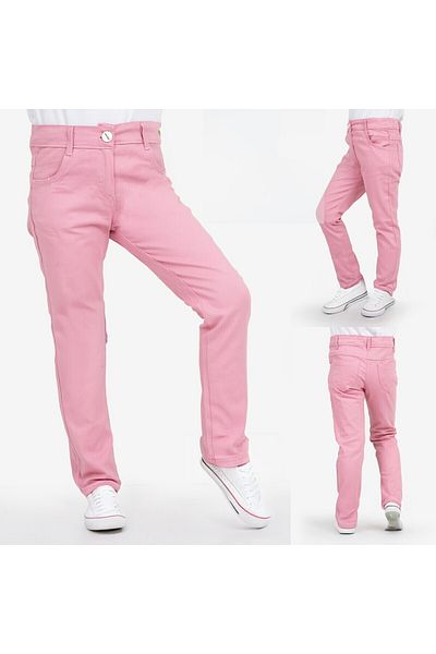 GAZALEH Linen Girls' Trousers