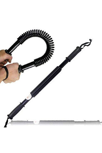 ÇAKABEY Bük Bük Egzersiz Yayı 20 kg direnç Siyah BükBük Yay direnç yayın POWER TWİSTER