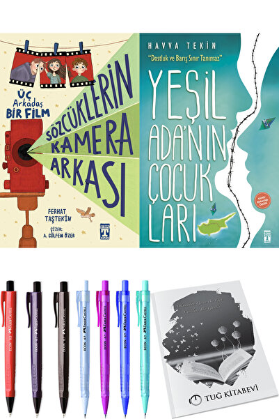 Timaş Yayınları Sözcüklerin Kamera Arkası ve Yeşil Adanın Çocukları + Hediyeli