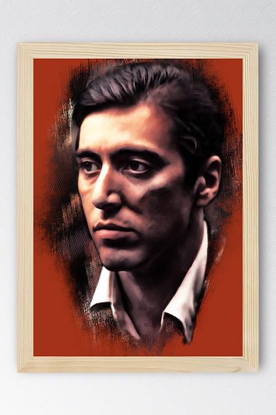 Saturn Pictură înrămată The Godfather - Pictură poster film The Godfather