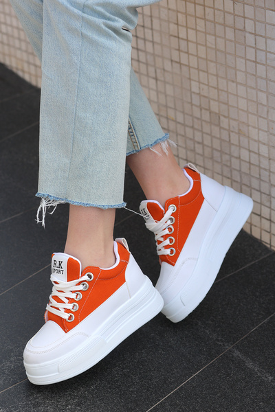 kajal ayakkabı Frm 017 High-Top Linen Sneakers