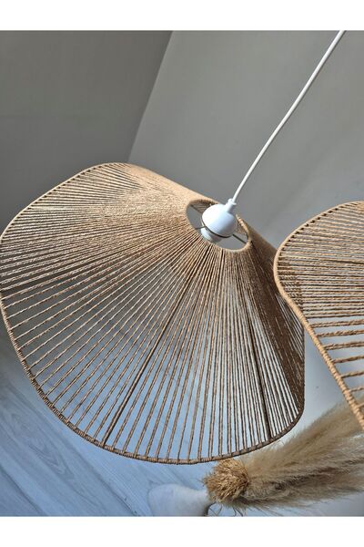 zaasdesign Bohem Ve Iskandinav Dekorasyonu Kağıt Ip Avize(DUY DAHİL DUY RENGİ IÇİN MESAJ ATINIZ)