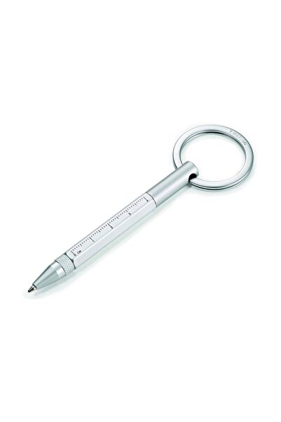 Troika Micro Construction Anahtarlı Tükenmez Kalem Beyaz KYP25/WH