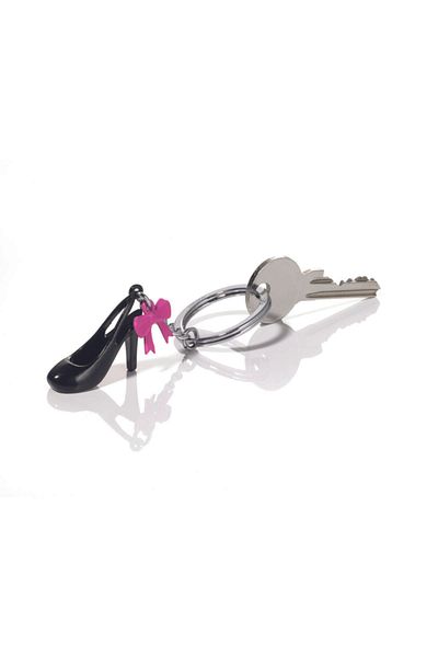 Troika Carolina Black Keychain