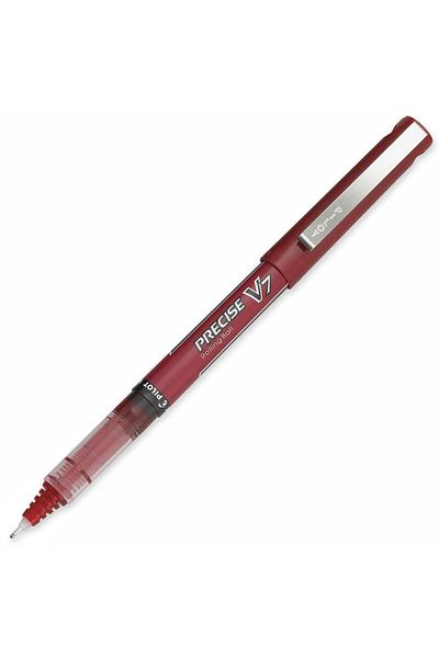 Umur Pilot V7 Hi-Tecpoint Needle Tip Red Pen - 0.7 mm