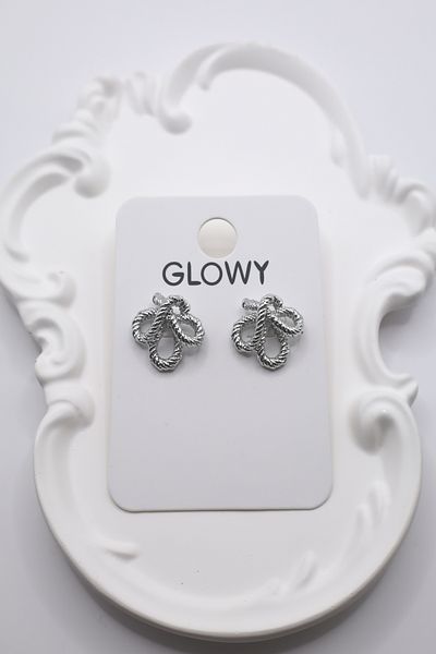 DEMOKAN Women's Earrings Small Rope Sailor Knot Earrings