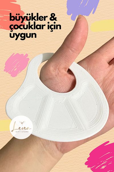 Lena Gift Store Mini Paint Painting Palette (White)