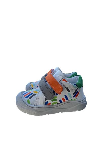 NİNO BEBE Zymela First Step Boy Genuine Leather, Orthopedic Sole, Flexible Shoe