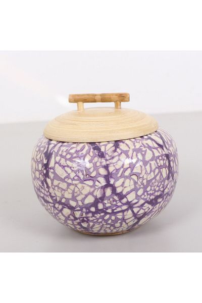 Mylamp 13x13cmNatural Bamboo Storage Box - Fanus
