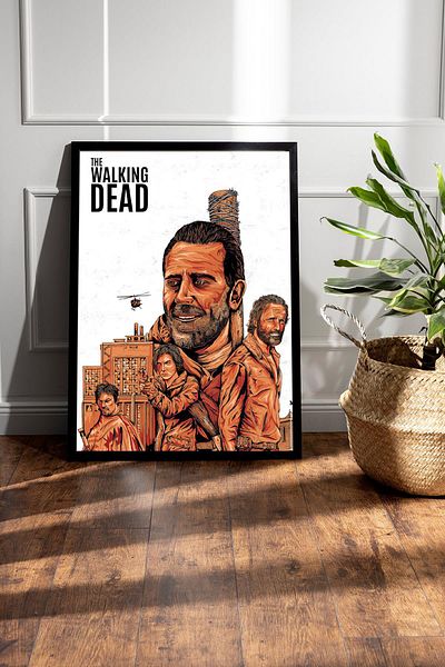 Saturn The Walking Dead Πίνακας με κορνίζα - Πίνακας αφίσας της τηλεοπτικής σειράς