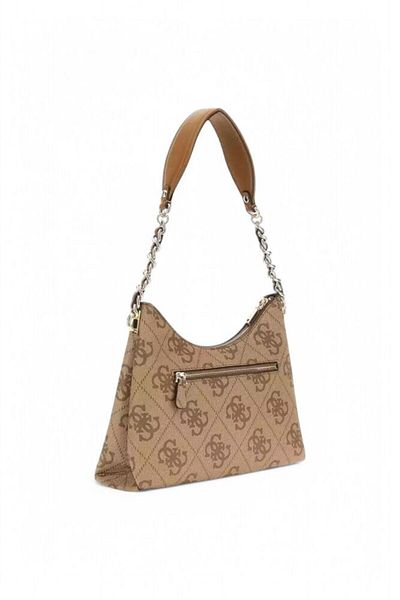 Guess Izzy Top Zip Shoulder Bag Women Brown Shoulder Bag Hwos8654010-Ltl
