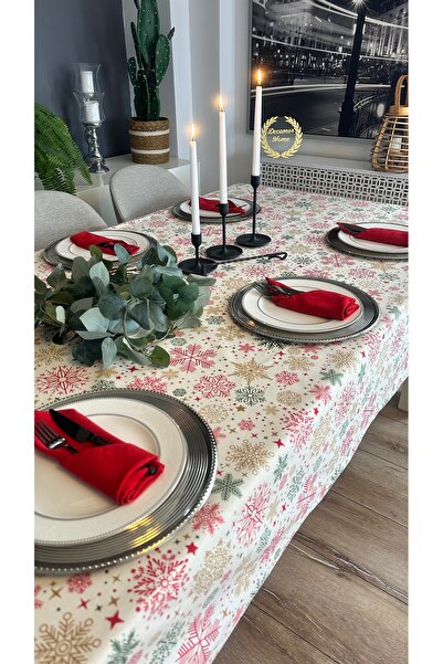 Decamor home Сніжинка з візерунком, не залишає плям, не пропускає рідину, екр...