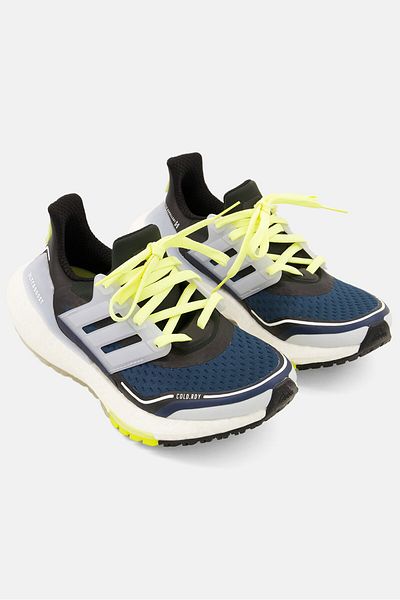 adidas Women Ultra Boost 21 Lace Up Running Shoes, Turquoise