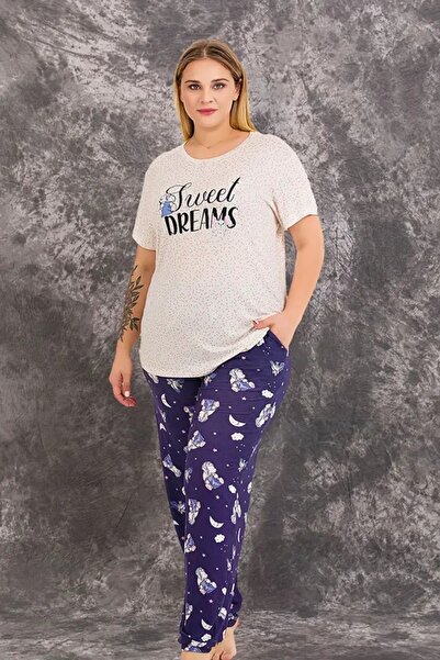 Viselya Σύνολο πιτζάμας συν μέγεθος