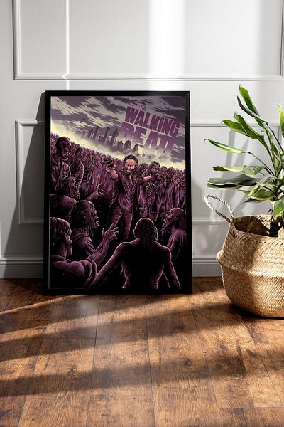 Saturn The Walking Dead Pictură înrămată - Poster de televiziune