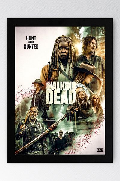 Saturn The Walking Dead Pictură înrămată - Poster de televiziune