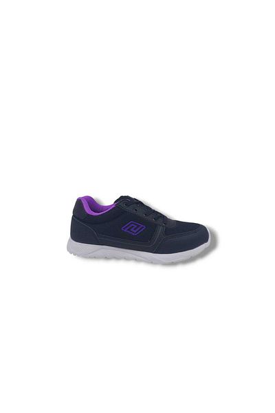 Zerhan Parley 8745 Women's Black Lilac Walking Running Sports Shoes
