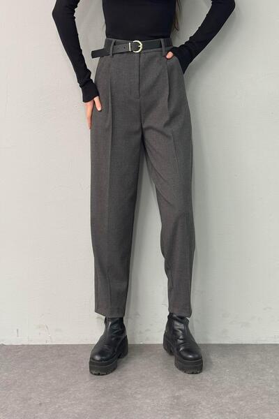 lizge giyim KEMERLİ HAVUÇ PANTOLON