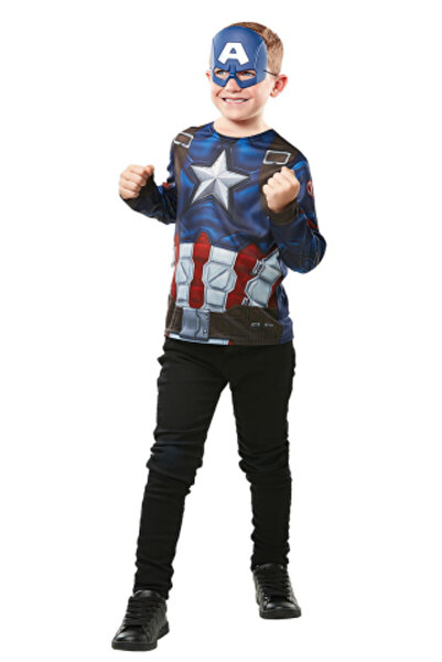 Rubies Captain America Set - Sweatshirt and Mask