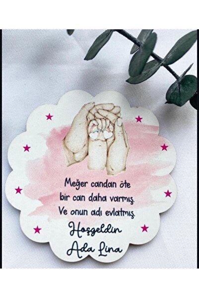 Magnet Ahşap Magnet Doğum Günü Hediyeliği (25 Adet)