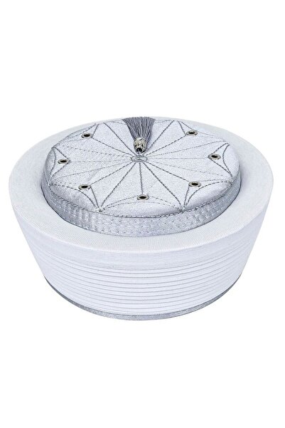 İkranur Imam Sarığı - Ανδαλουσία, Γκρι Χρώμα, Φορέας από τσόχα, 174 γρ Ύφασμα