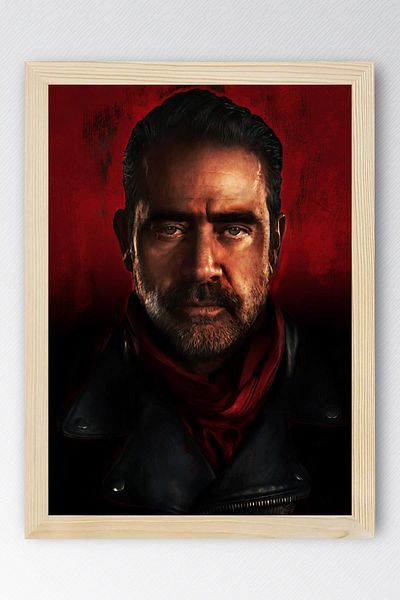 Saturn The Walking Dead Negan Πίνακας με κορνίζα - Πίνακας αφίσας της τηλεοπτικής σειράς