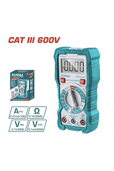 TOTAL DİJİTAL MULTİMETRE-TMT460012