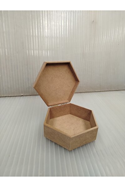 Güllü Ahşap صندوق خشبي متعدد الأغراض قابل للطلاء 6gen (18X16)