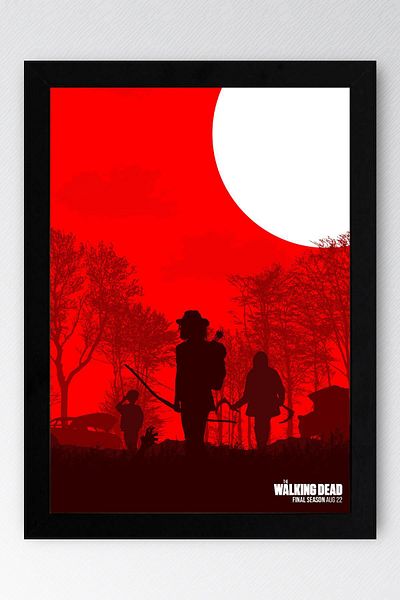 Saturn The Walking Dead Pictură înrămată - Poster de televiziune