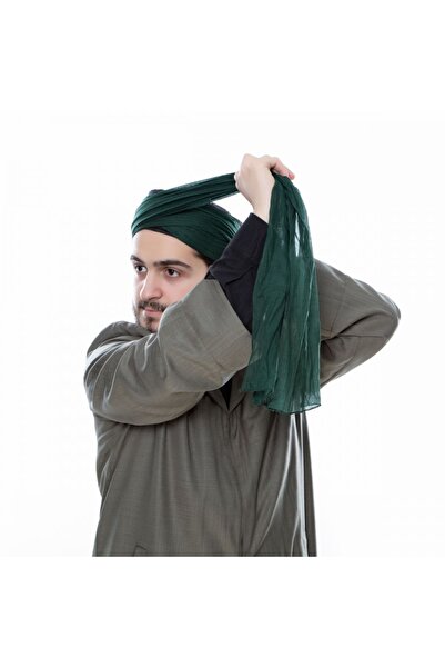 İkranur Sarık Kumaşı Yeşil % 100 Pamuk (43 * 300 cm)