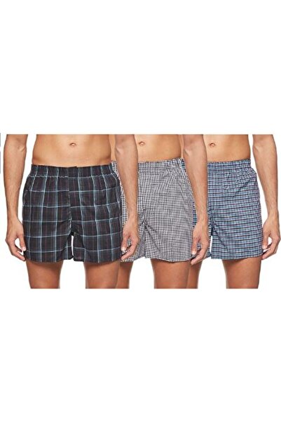 HANES Stretch Hanging Boxer - Waterfall Mens Hanes UTHXB3-3Pcs Multicolor