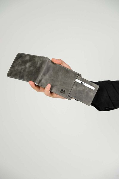 MFT Leather Design Ανδρικό Δερμάτινο Πορτοφόλι - Μοντέλο FOSSIL GENUINE