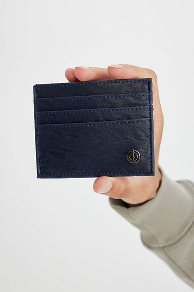 DeFacto New Season Men's Faux Leather Business Card Holder Wallet